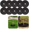 10PCS Tree Protection Weed Mats Ecological Control Non-Woven Cloth Mulch Ring Round Weed Barrier Plant Cover for Orchard Garden