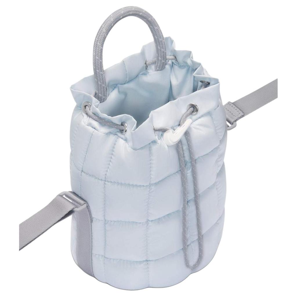 Nike Sportswear 3L Quilted Design Tote Bag Shopping Bag Nylon Handbag Small Unisex tote bags Pure-White Gold HQ6709043