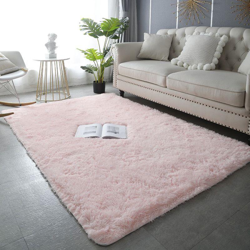 Plush Carpet Bedside Carpet Living Room Fully Covered Large Area Carpet Homestay Mat