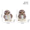 Birds Figurine For Desktop TV Stand Cabinet Creative Design Animals Statuary Decoration Family Of Four Owl Statue Home Decor