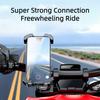 Motorcycle Bicycle Phone Holder GPS Bracket Cellphone Stand Mount Adjustable Bike Phone Shock Absorption Cycling Bracke