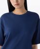 MUSINSA STANDARD WOMAN Women'S Relaxed Fit Crew Neck T-Shirt [Midnight Blue]