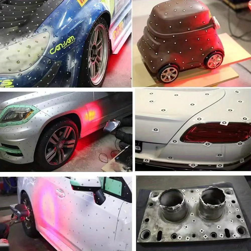 3D Dynamic Scanning Reflective Markers, 3D Structural Hardware Modeling Positioning Stickers