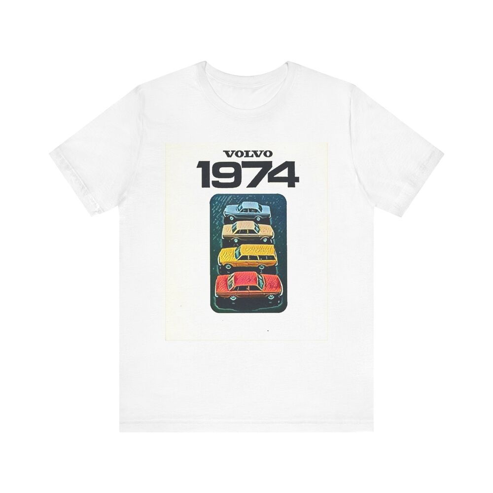 

VOL 1974 Graphic Print Car Art Crew Neck Unisex Jersey Short Sleeve Tee Shirt M
