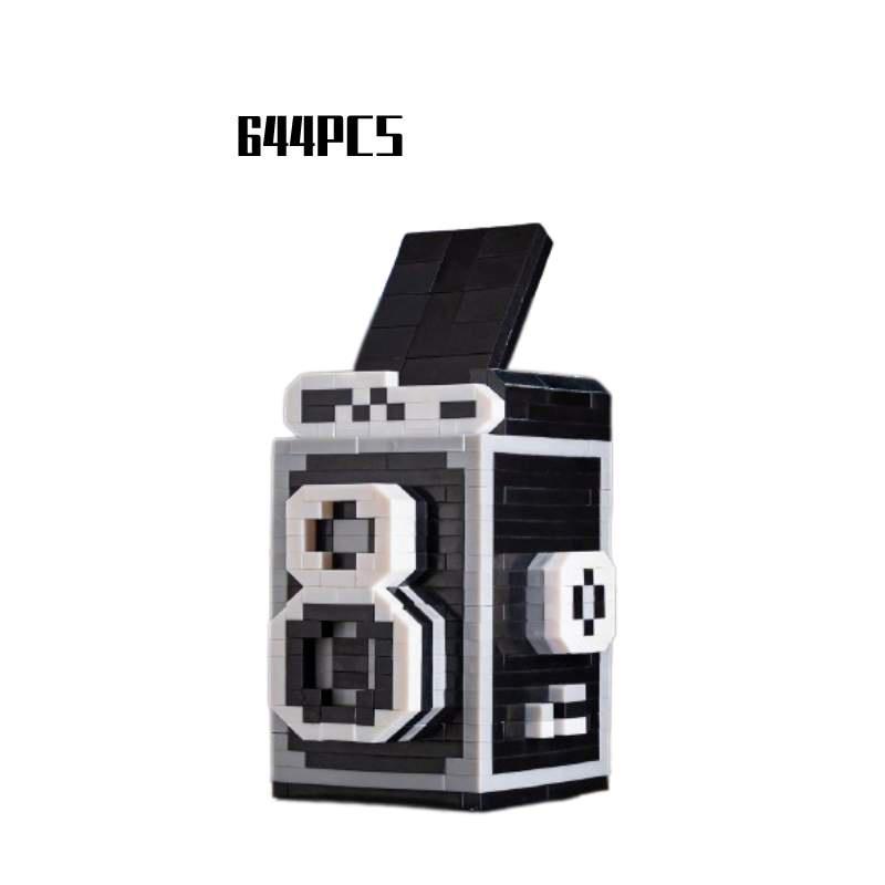 Vintage Retro Camera Building Blocks Toy For Kids Diy Plastic Assembly Toy Set With Abs Plastic Material 460-645 Blocks Included
