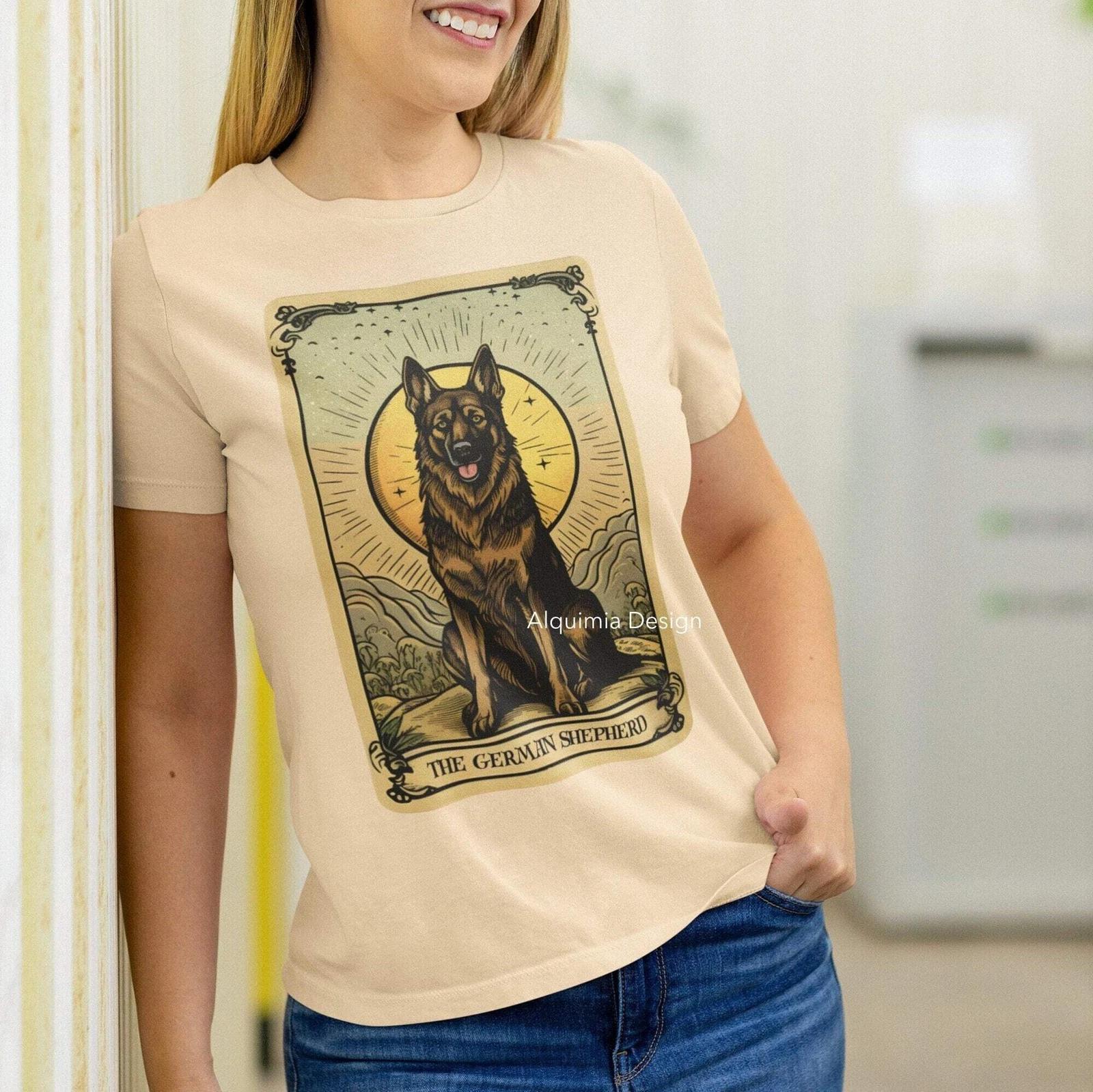 The German Shepherd Tarot Card Dog Shirt M