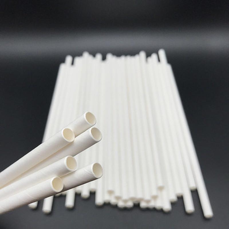 25/50PCS Disposable Paper Straws for Baby Shower Wedding Party Birthday Party Decoration Supplies Vintage Drinking Straws