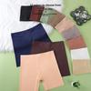 Damen Sommer Dünne Eis Seide Blendfrei Hohe Taille Sicherheit Leggings Übergröße