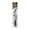 Pentel Ballpoint Pen Gel Ink Energel Retractable 0.5mm Silver Shaft XBLN75ZA Black