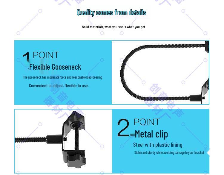 Double Layer Soundproof Anti-Pop Filter for Recording and Live Broadcast Microphones