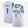 Wolves Ball #1 Basketballtrikot Schwarz Ärmellos # 1 Aufdruck Y2K Streetwear Fan Sportliches Tanktop Familienkleidung Y2K Neu