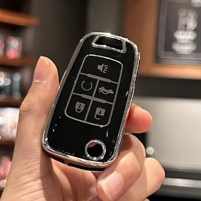 Car Key Case Cover Fob Shell for Chevrolet Chevy GMC Buick Encore Terrain Malibu Camaro Cruze Impala Equinox Volt Spark Sonic