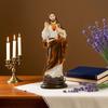 Decorazione Tavolo Gesù da 8,2 Pollici Statua Cristiana in Resina Per Stanza della Preghiera Esposizione Cerimonia Soggiorno Chiesa Interno Camera da Letto Libreria