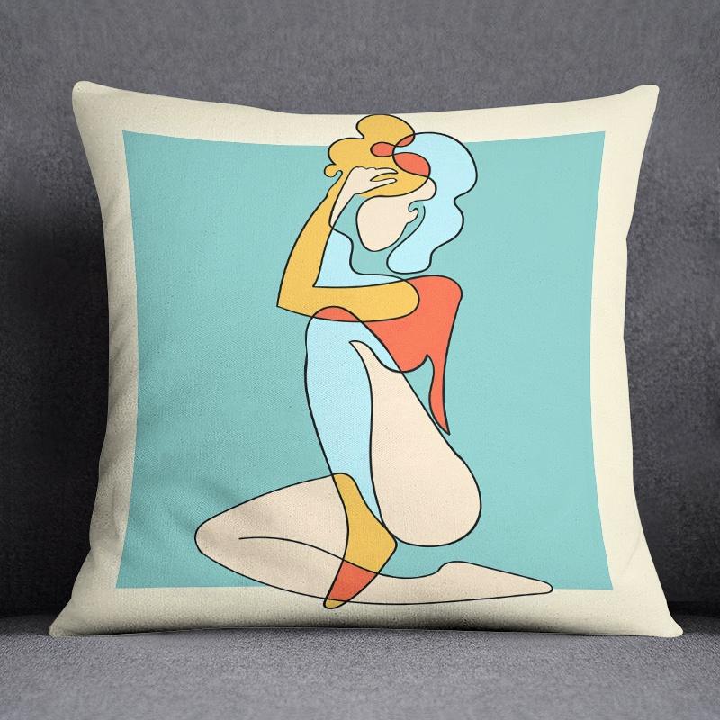 Polyester Pillowcase  Gift Home Office Decor  Bedroom Sofa Car Cushion Cover