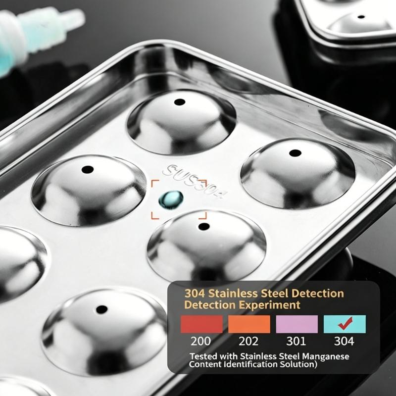 Round Ice Cubes Mold For Cocktails And Cold Drink Stainless Steel Ice Ball Making Mould For Parties And Gatherings