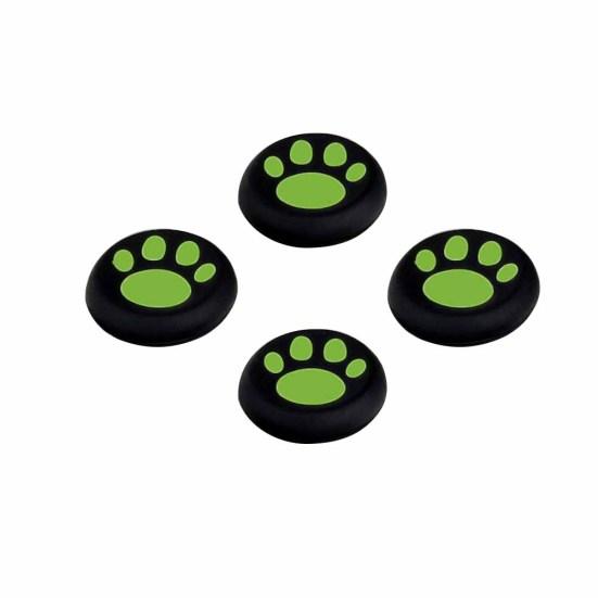 4Pcs Cat Pawl Silicone Joystick Thumb Caps for PS3 Xbox One/360 Game Controller