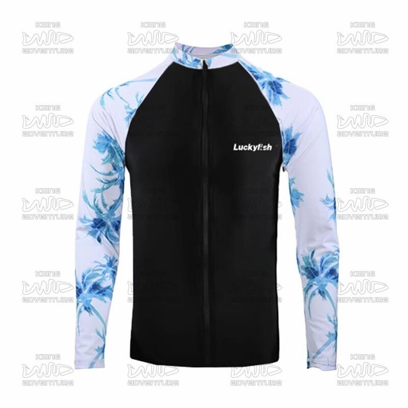 Heren UV Bescherming Rash Guard Set Sneldrogende Lange Mouw Broek Surfen Duiken Wetsuit Watersport