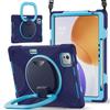 For Xiaomi Pad 7S Pro 12.5/6S Pro 12.4 Case with Shoulder Strap TPU+PC+Silicone Kickstand Tablet Cover