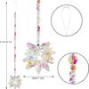 Sun Crystal Catcher Light Catcher for Window Glass Sun Catch Prism Hanging Prism Crystal Sun Reach Moon Window Prism SJGJ06