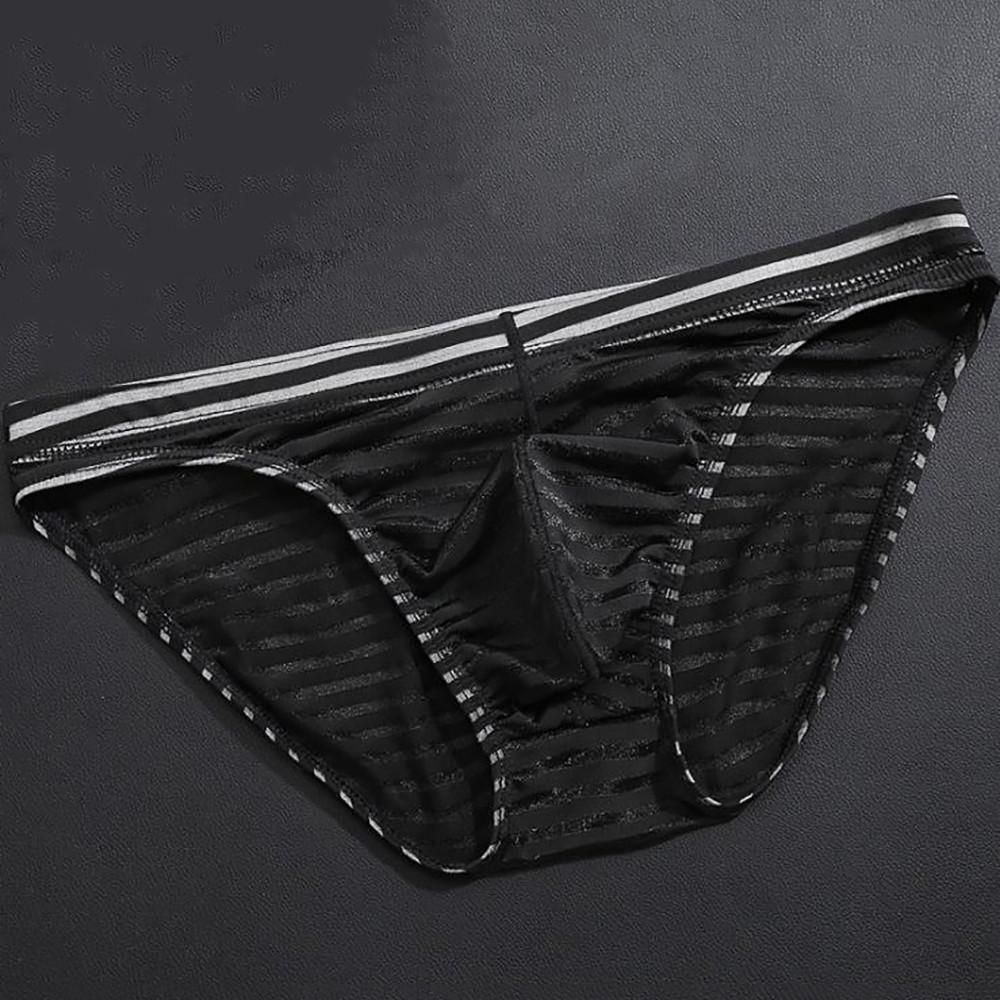 Men's Underwear Striped Underwear Underwear Seamless Panties Underwear Ice Silk