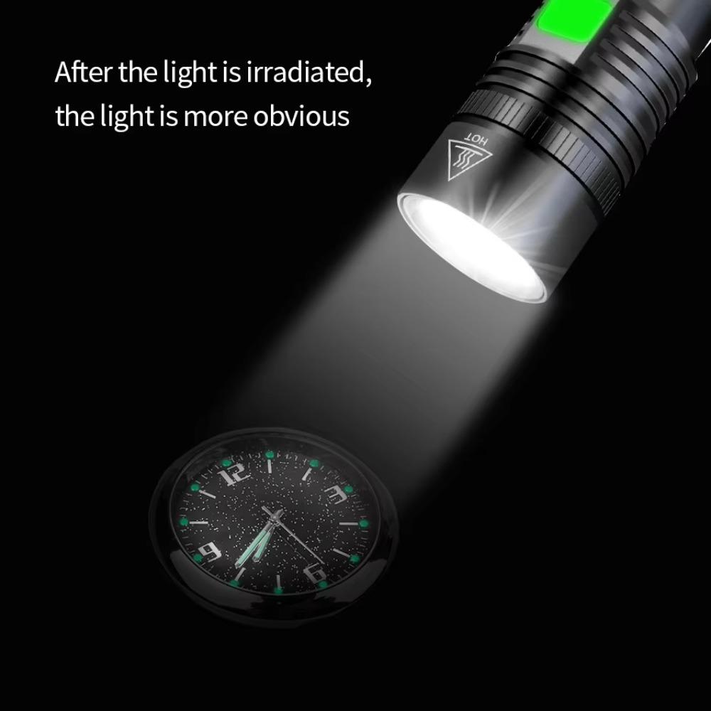 Luxuriöse Auto-Armaturenbrettuhr – Premium-Mini-Quarzuhr für den Autoinnenraum, modernes Design, Autodekor-Zubehör