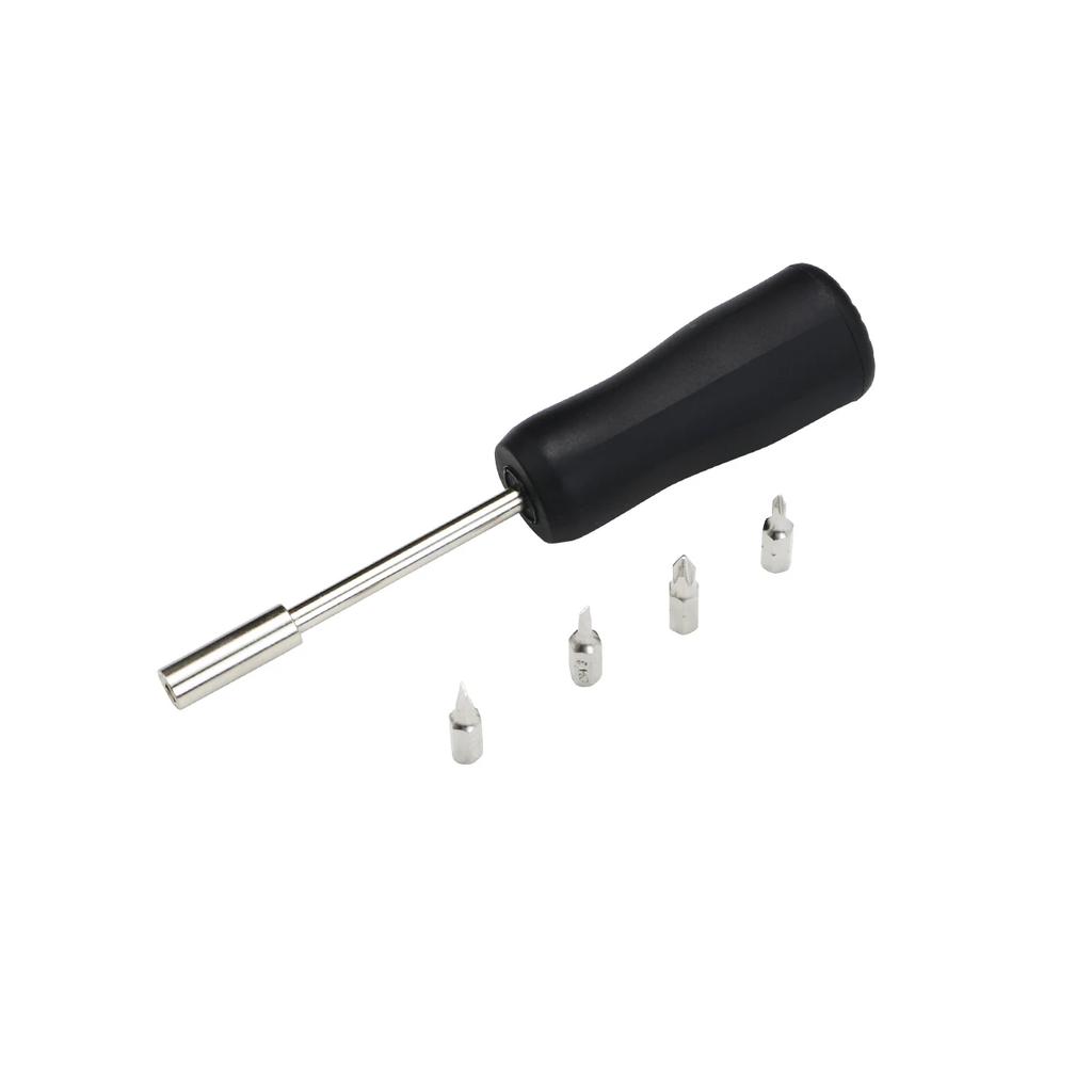 Fixed Value Torque Screwdriver 1/4inch 6.35mm Black Drive Spinner Handle Socket Driver Handle for Bike Repairing