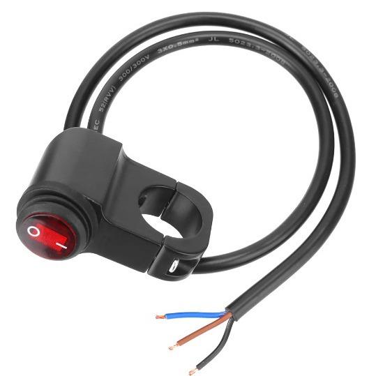 

Кнопка включения/выключения фар мотоцикла, алюминиевый сплав, противотуманные фары/фары-прожекторы, универсальные водонепроницаемые 3-проводные переключатели света 12 В