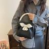 Bags Women's Bags Handbags Bows Premium Texture Pleated Bucket Bags Niche Versatile Fashion Shoulder Messenger Bags