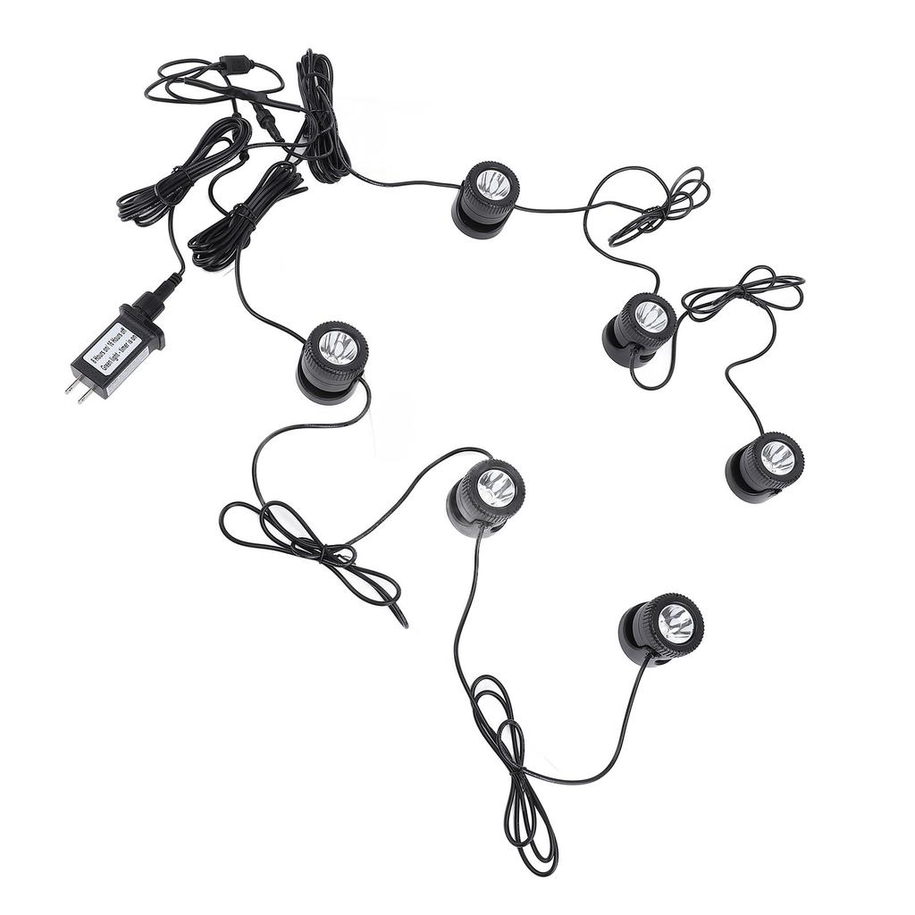 RGB Pond Lights with Timer LED Submersible Underwater Colorful Landscape Spotlight Remote Control