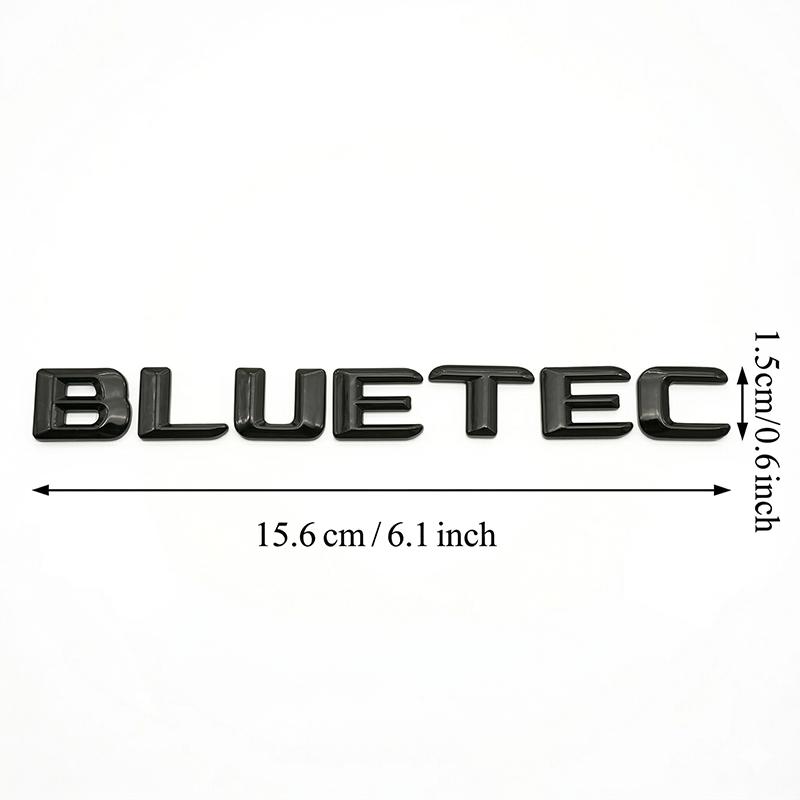 3D ABS BLUETEC Auto Znak Odznak Samolepka Pro Mercedes Benz W212 W166 ML350 GL350 E350 Diesel Kufr Logo Samolepka Auto Styling