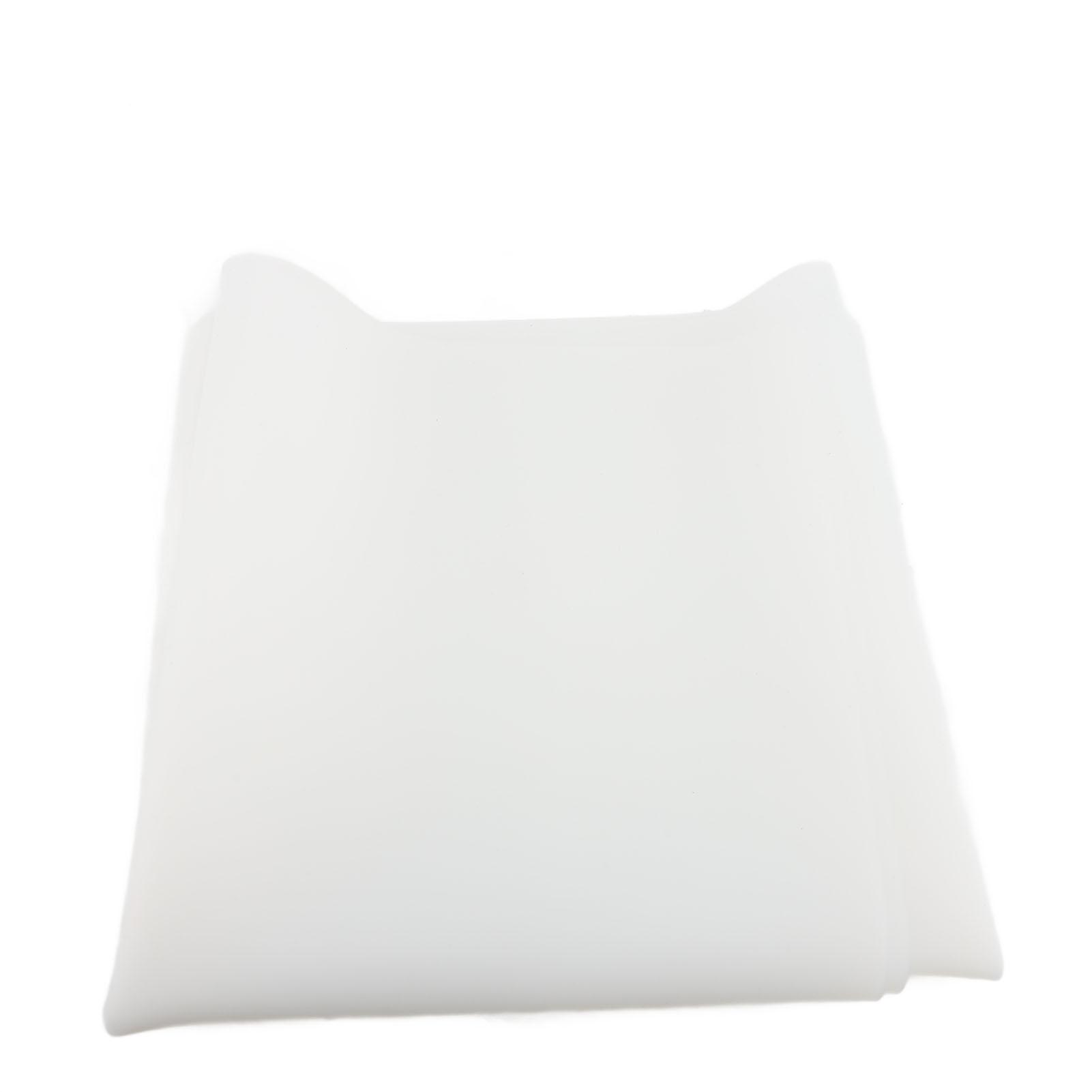 Настольный коврик тонкий силиконовый термостойкий противоскользящий протектор для кухни офиса черный White