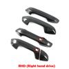For Kia Cerato Forte K3 - Carbonfiber Car Side Door Rearview Mirror Protect Frame front rear Fog Light Lamp Cover Trim