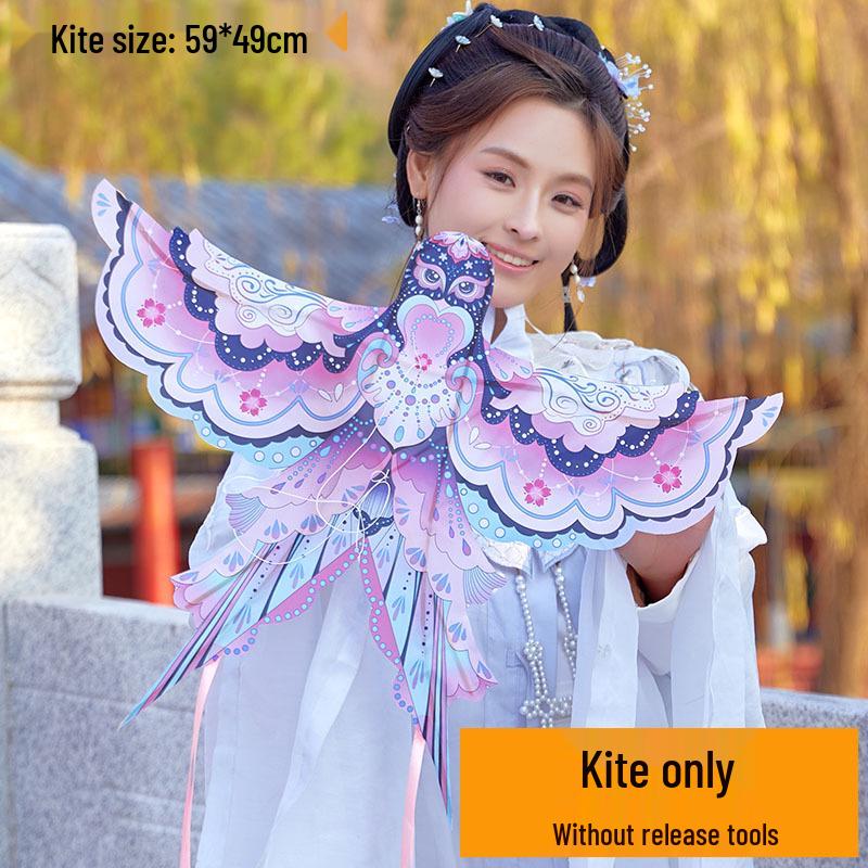 Retro Handicraft Bamboo Swallow Kite - 60cm x 80cm Chinese Style Dance Decoration Prop for Kids (2026 Edition)