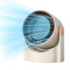 100 Stufen Tragbarer Bladeless Ventilator USB Wiederaufladbar Hochgeschwindigkeits-Umluftventilator Elektrischer Persönlicher Ventilator für Outdoor-Reisen