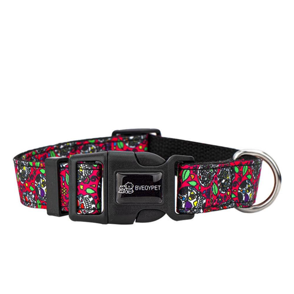 Haustier Katze und Hund Zubehör Halloween Serie Halsband, Kürbismuster Halsband