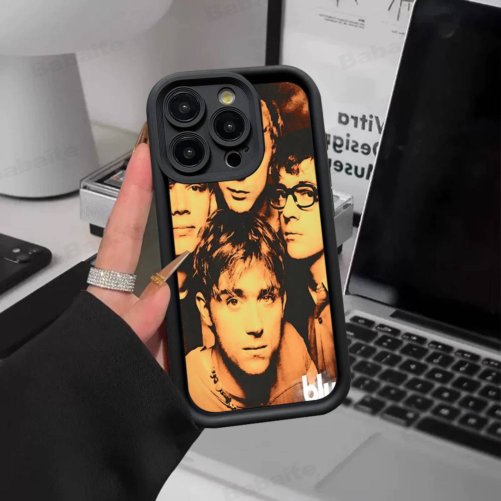 Band Musik Rapper B-Blur Vintage Phone Case For IPhone 17 16 15 14 13 12 11 Air Plus Pro Max Soft Back Cover