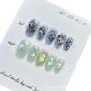 Handmade Five-Color Wearable Nail Tips: High-End Manicure for a Pure, Elegant Look.