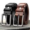 Versatile Men PU Belt Retro Casual Waist Belt Luxury Zinc Zinc Alloy Leather Belt  Elderly People