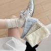 Lace Bubble Polka Dot Socks Light Socks With Small Leather Shoes