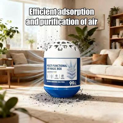 1/2Pcs Air Purification Dust Removal Box Long-Lasting Air Freshener Multi-Functional Indoor Plant-Based Air Purifier Cleaner