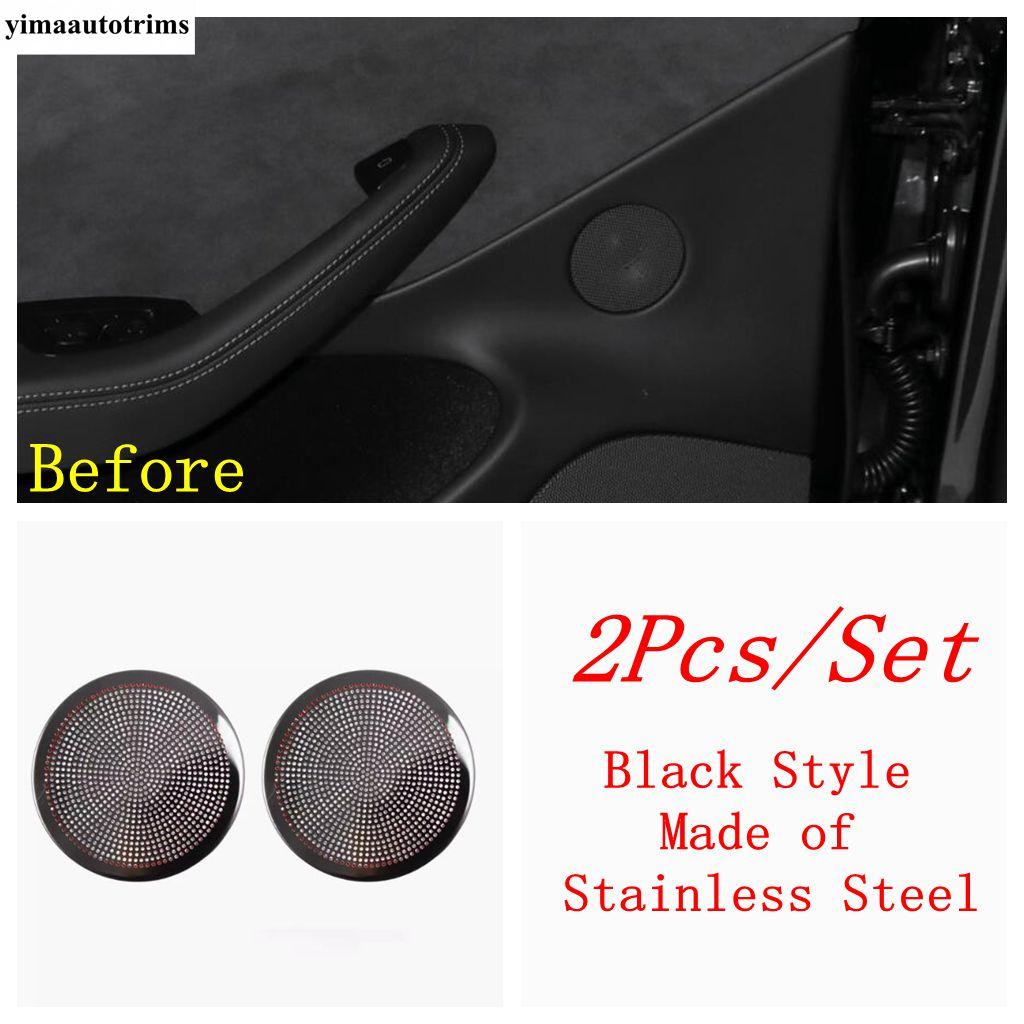 Pillar A Speaker / Front Rear Door Stereo Speaker Audio Loudspeaker Sound Frame Cover Trim Accessories For Tesla Model 3 2024
