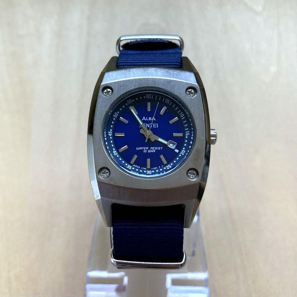 [USED] ALBA ZENTEI V782-0810 Watch, Vintage, Rare