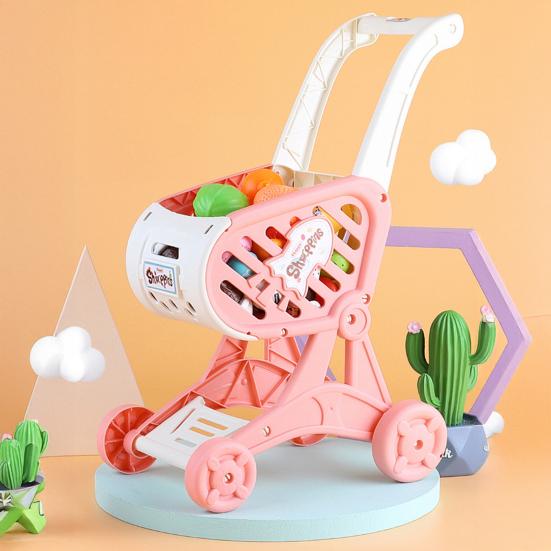 Dětský supermarketový nákupní vozík vozík hračka děti předstírají hraní hračka hry na role batolata vánoční dárky k narozeninám