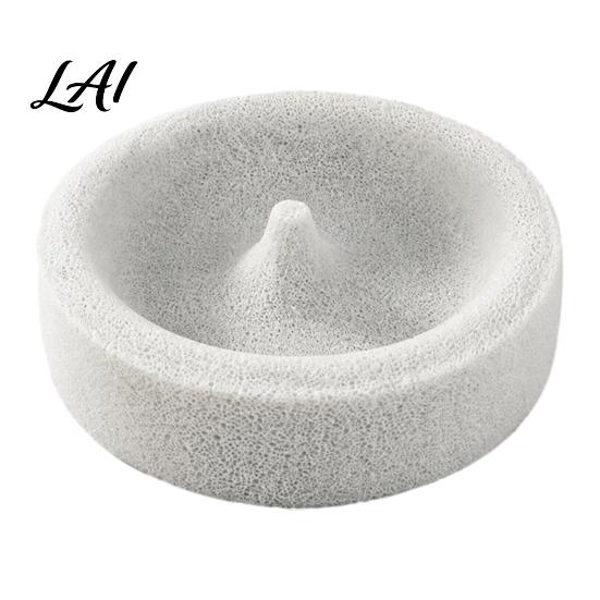 Parrot Feeding Bowl Pumice Stone Bowl Spill Proof Bird Water Beak Sharpening Food Dish Cage Feeder for Cockatoo Cockatiel Conure Parakeet