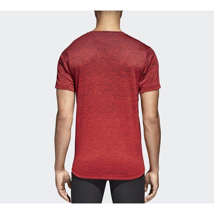 Adidas FreeLift Gradi Training Short Sleeve T-Shirt Men Tops Water-Reservoir-Red CW3438
