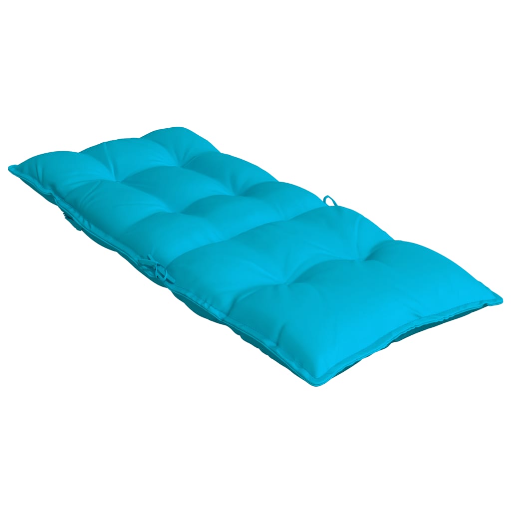 High Back Seat Cushions 6 Pcs Turquoise Oxford Fabric