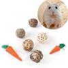 Rabbit Ball Toy Scratch-resistant Multi-purpose Pet Toys Small Animal Ball Toy for Teeth Grinding