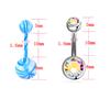 16Pcs Mix Navel Belly Button Ring Barbell   Ball Body Jewelry