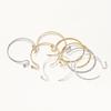 20pcs/lot 14K 18K Gold Plated Hoop Earring Hooks Ear Wire Findings For DIY Making Earrings Jewelry Accessories Wholesale