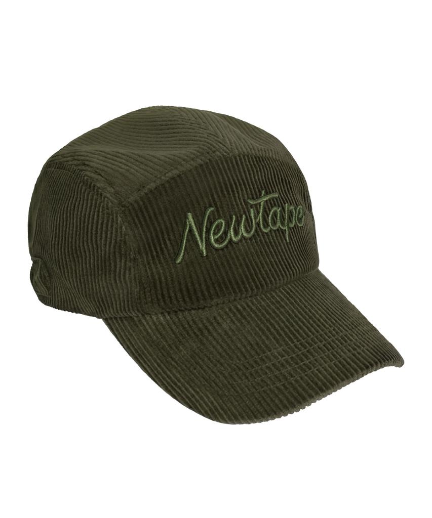 Nyuteib Oversized Corduroy Slotted Camp Cap - Deep Khaki